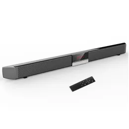 Freeshipping Bluetooth Soundbar Home TV Speaker Wireless Subwoofer Remote Control Stereo Surround Sound 4*15W Speakers Optical Speaker