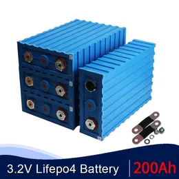 NEW 16PCS Class A CALB 3.2v 200Ah LiFePO4 Rechargeable Battery SE200FI Plastic 200AH Lithium iron phosphate packs solar battery