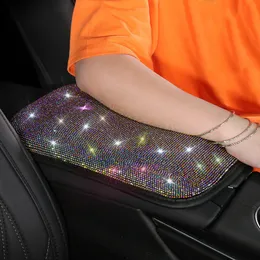 Novo universal strass diamante acessórios do carro capa de volante decoração do carro set2737