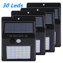 30 LED Lampe Solar Girlande Power Lampe PIR Motion Sensor Wand Licht Outdoor Solar Beleuchtung Wasserdichte Energie Garten Licht