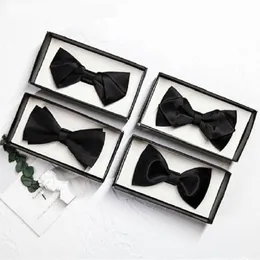 New Arrival Men's Wedding Party Bow Tie Dress Shirt Butterfly Bow Tie For Men Fashion Groom Prom Party Black Gravata