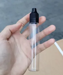 1300Pcs Pen Shape Bottle 30ml PET Bottles With ChildProof Tamper Evident Caps For Eliquid Ejuice Essential Oil 30 ml