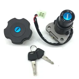 Brand new Ignition Switch Fuel Gas Cap Seat Lock Key Set Fit For Yamaha DT 125 FZR250 FZR400 FZR600