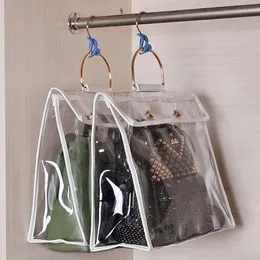Kreativ hängande väska förvarväska transparent hängande typ Fuktbeständig och dammsäker lagringsäck