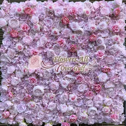 12PCS / 많은 인공 FlowerWall 웨딩 장식 매우 가벼운 모란 장미 꽃 벽 웨딩 배경 주자 홈 인테리어 GY665