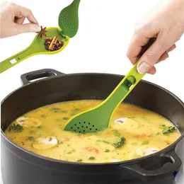 Condiment Kokt soppa Multi-Purpose Matlagningssked Matkvalitet Herb Spice Tools Hem Kök Bordsväska Dinnerware Colander Tools