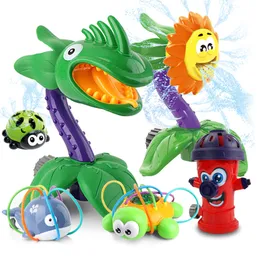 Cartoon Sprinkle Water Turtle Toy, детская ванна-спутника летняя игра в воде, открытый сад вращающийся спринклер, для рождественских детских подарков, 2-1