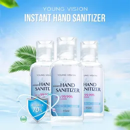 YOUNG VISION hand sanitizer gel 55ml Disinfecting Hand Wash Gel hydroalcoolique wash free home travel use Instant alcohol gel