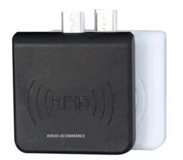 W65AマイクロUSB RFID Android Reader 14443AスマートリーダーとライターICカードHF RFIDリーダーライター携帯電話銀行シ​​ステム+ SDK