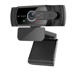Full HD 1080p webbkamera USB med MIC mini datorkamera flexibla roterbara bärbara datorer skrivbord webbkamera kamera online utbildning aoni