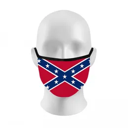 Mississippi Flag Mask Utomhus Sommar Anti Damm Andningsbar Sport Ansiktsmask Trump Valflagga 3D Tryckt munnen täckmaskar LJJO8212