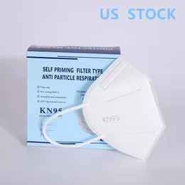 Zapasy USA! Składana maska ​​z kwalifikowaną certyfikat Anti-Dust Maski maski do ucha pętli maski usta Szybko DHL Shipping