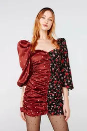 Red Sheath Sexy New fall styles lace minis mini dress elevated sequin pieces and sleek satin in daring prints autumn Women Dress Clothing