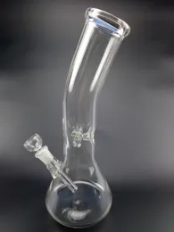 Narghilè bong da 10 pollici in vetro a bocca enorme con vasca dab rig downstem per chicha shisha