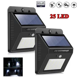 25 LED Solar Lamps Outdoor Waterproof PIR Motion Sensor Garden Security Powered Sunlight Wall Lighting