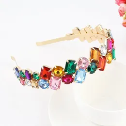 Ny Bunk Design Luxurious Headband Fullständig ordna färger Faux Diamond Multi Shape Rhinestones Style Hair Hoop Wholesale