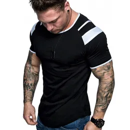 2020 Sommar T-shirt Casual Short Sleeve O-Neck T-shirt Män Streetwear Hip Hop Fashion T Shirt Toppar TEE Märke Män Kläder