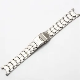 Mode Heartbeat Series EF-524 Rostfritt Stål Klocka Band Watch Band Tillbehör Kassett Stålband Dubbel Säkerhet Spännekort 524 Special