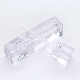 10pcs/lot Empty 6.9ML Square Lip gloss Tubes Transparent Lip Gloss Tubes Lipstick Tubes Clear C120