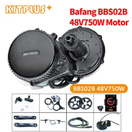 Bafang 8Fun BBS02 48V750W Ebike Mid Motor Kit Borstlös elcykel för E-konvertering 750 Watt