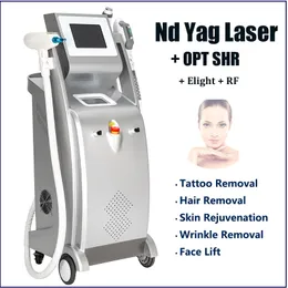 Elight IPL Laser Depilation Hair Remover Machine Q Switch Yag Lasers Freckle Removal Eyebrow Tattoo Ta bort skönhetsutrustning för klinik Spa Användning
