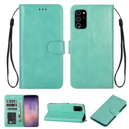 Retro Cavalo PU louco carteira de couro Cartão de Crédito slot Flip Case para Samsung Note20 mais A51 A71 A11 A21 5G A21S A31 A70E