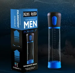 Cuidado de la salud Mejora masculina Extensor de pene Agrandar pene eléctrico Manga larga de entrenamiento Vacío Hombre Ampliación Bomba de pene Negro Envío rápido