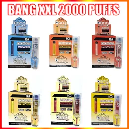 Bang XXL Disposable Vape Pen E Cigarette Device With 800mAh Battery 6ml Cartridge Pods 2000 Puffs XXtra Vapor Kit