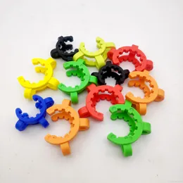 10 mm, 14 mm, 19 mm Kunststoff-Keck-Clip, K-Clips, Labor-Labor-Klemmclip, Kunststoff-Verschluss für Glasbongs, Adapter, Keck-Clip