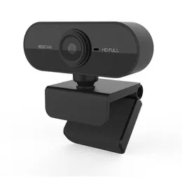 Веб-камера 1920 * 1080 Динамическое разрешение HD Полная веб-камера со встроенным звукопоглощающим микрофоном Автоматическая коррекция по корректированию веб-камеры 1080P WebCast