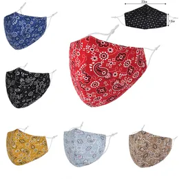 Paisley Printed Cross-boundary fashion face mask for skin-friendly and comfortable multi-functional thermal designer face masks free ship