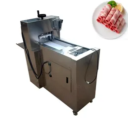 Electric Food Slicer Meat Planing Mincer Mutton Roll Cutter CNC double-cut lamb Lamb cutting machine for sale