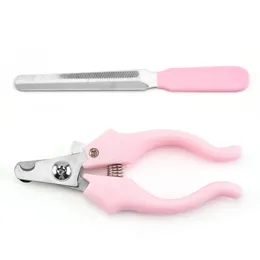 Pet Nail Claw Cutter Ze Stali Nierdzewnej Profesjonalne Pielęgnacja Nożyczki Koty Nails Clipper Trymer Dog Dog Paznokci Clippers JK2007XB