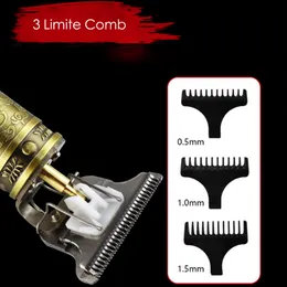 Close-cutting Digital Hair Trimmer Rechargeable Electric Hair Clipper Barbershop Cordless T-blade Baldheaded Outliner Men Maszynka Do Wlosow