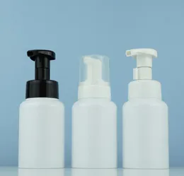 250ML White Plastic Soap Dispenser Bottle Refillable Foaming Pump Bottles Soap Mousses Liquid Packing Bottles SN4454