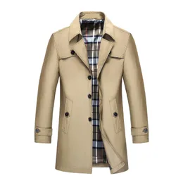 Men's Trench Coats Mens Coat Male Blazer Designs Slim Fit Business Casual Suit Jacket Spring Autumn Jackets Windbreaker Plus Size 9XL