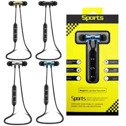 Drahtlose Bluetooth-Kopfhörer-Kopfhörer Sport In-Ear BT 4.2 Stereo-Magnet-Headset-Ohrhörer für Samsung mit Paket XT11