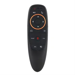 G10 Voice zdalny mysz powietrza z USB 2,4GHz bezprzewodowym 6 Oś Mikrofon żyroskopowy IR Pilot G10s dla Android TV Box PC