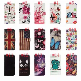 UK USA Flagge Blume Schmetterling Turm Eule Flip Leder Brieftasche zurück Fall für Samsung S20 PLUS Ultra A21S M31 A31 A51 A715G A70E A41 A11 A21 A81