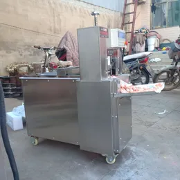 商業用ステンレス鋼CNCシングルカットラムロール機械冷凍肉牛肉ロールスライサー冷凍ラム牛肉スライサー