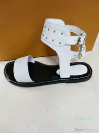 Designer - Sandali da donna Appartamenti estivi Stivali alti alla caviglia sexy Sandali gladiatore Scarpe casual da donna Scarpe da donna firmate Sandali romani da spiaggia 42