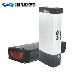 UPP 48V 15Ah Electric Bike Lithium ion Battery with USB Port Tail Light for 1000W 750W E-bike