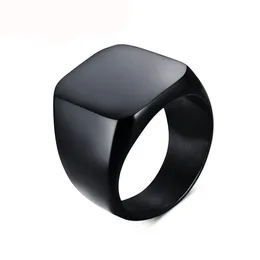 Gorący Sprzedawanie Klasyczne Mężczyzna Palcowe Pierścień Cool Black With Moda Biżuteria Czarny Ring