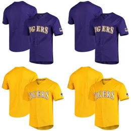 LSU Tigers Vapor Untouchable College Baseball Jersey for Men 100% Stitched