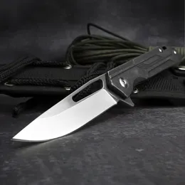 Składany kieszonkowy nóż D2 Combat Polowanie Survival Flipper Noże łożysko Tactical Outdoor EDC Multi Tools