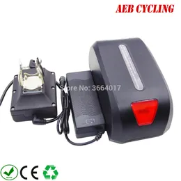 EU US spedizione gratuita e tasse Cina Ebike Li-ion 36V 10Ah batteria tubo sella Haibao per fat tire bike city con caricabatterie