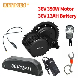 36V13AH Lithium Battery with 36V 350W Bafang Mid Drive Ebike Kit Conversion Tool for Bicycle