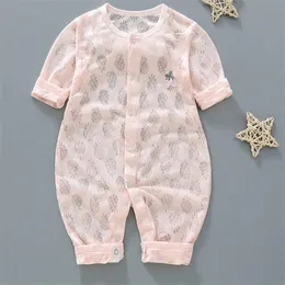 Senaste Sommar Baby Girls Rompers Designer Kids Nyfödd Fashion O-Neck Kortärmad Jumpsuits Infant Boy Girls Romper Bomullskläder