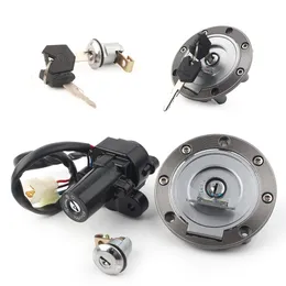 Motorcycle Ignition Switch Lock Assembly Fuel Gas Cap Key Set For YAMAHA YZF R1 1998 -99 2004-2012