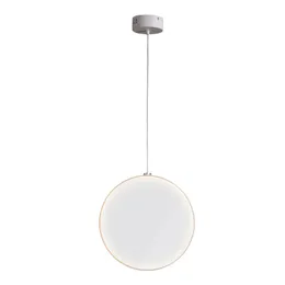 Minimalistyczna nowoczesna dekoracja sztuki okrągła lampa wisiorka nordycka kreatywna wypukłe lustro szklane szklane lampy Lampa LED Lampka